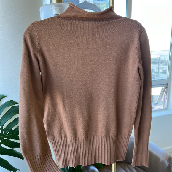 Light brown French Connection mock neck sweater - Picture 3 of 3